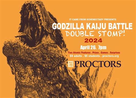 ICFS Presents: Godzilla Kaiju Double Stomp 2024!, 432 State St ...