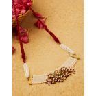 Gold Toned Handcrafted Kundan Chokar