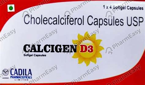Calcigen D3 Capsule: Uses, Side-effects, Price, Dosage & More Info ...