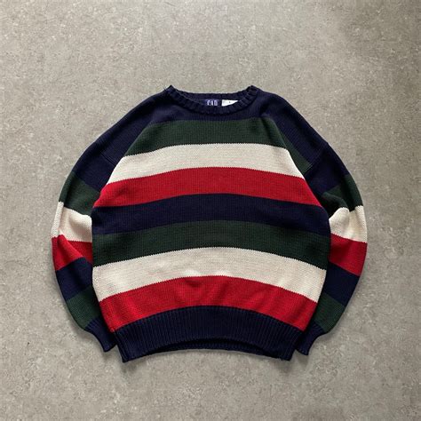 90s GAP border cotton knit【仙台店】 | What’z up