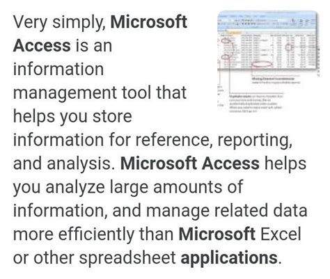 Explain the uses of Ms-Access? - Brainly.in