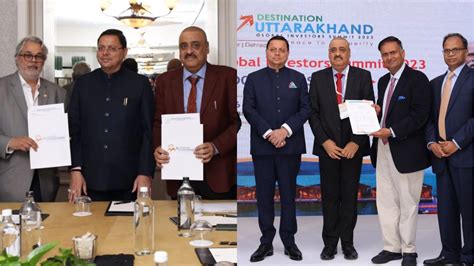CM Dhami-Led Uttarakhand Govt Signs Investment MoUs Worth ₹3800 Crore ...