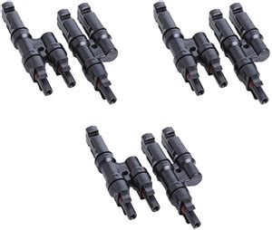 ZunSolar MC4 Branch T2 Connectors (2 to 1) T-type Wire Connector Price ...