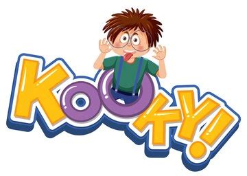Playful cartoon character with word expression | Premium Vector
