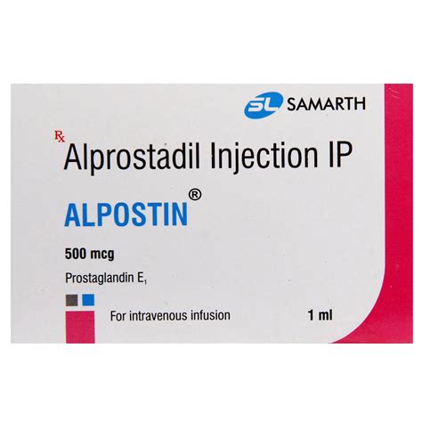 Alpostin 500 mcg Injection 1 ml | Uses, Side Effects, Price | Apollo ...