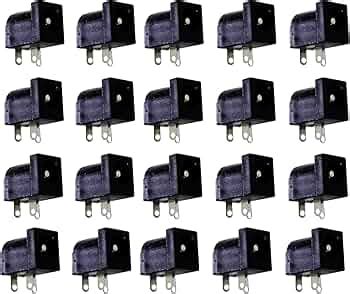 UNIVERSAL HUB 3 Pin Female PCB Panel Mount Dc Sockets Power Connector ...