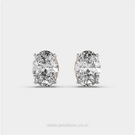 4 Carat Classic Oval Studs