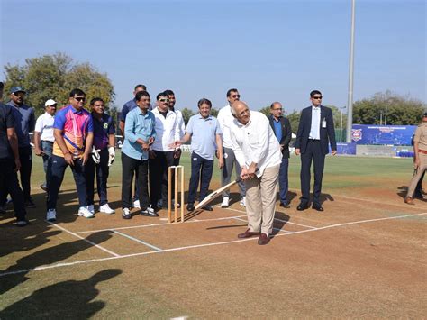 CM Bhupendra Patel Inaugurates Gujarat Municipal Corporation Cricket ...