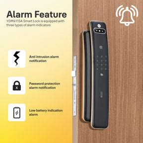 Yale Luna Pro+ Smart Lock with Face scan technology, Fingerprint, PIN ...