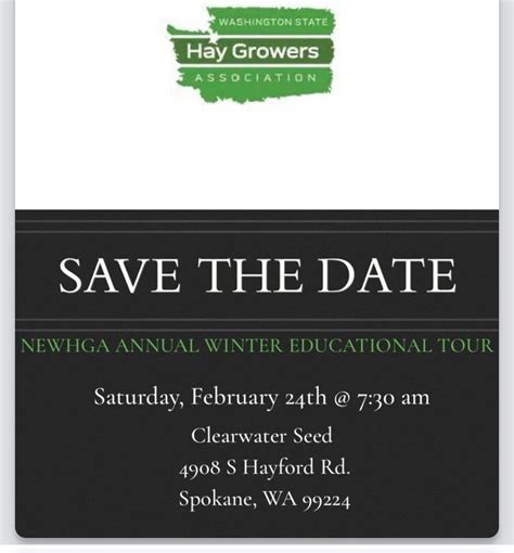 2024 NEWHGA ANNUAL WINTER EDUCATIONAL TOUR, Clearwater Seed 4908 S ...