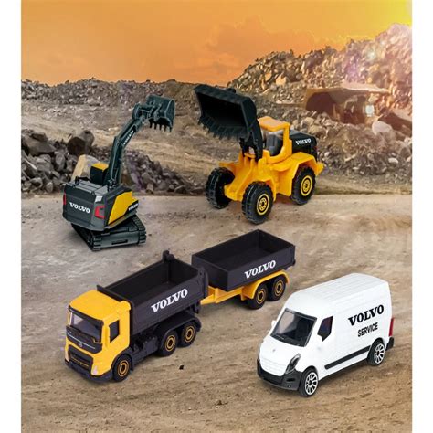 Majorette Creatix Construction Playset + 5 Volvo vehicles | Buy Online ...