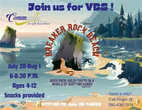 Breaker Rock Beach VBS, 9777 OK-19, Ada, OK 74820-3385, United States ...