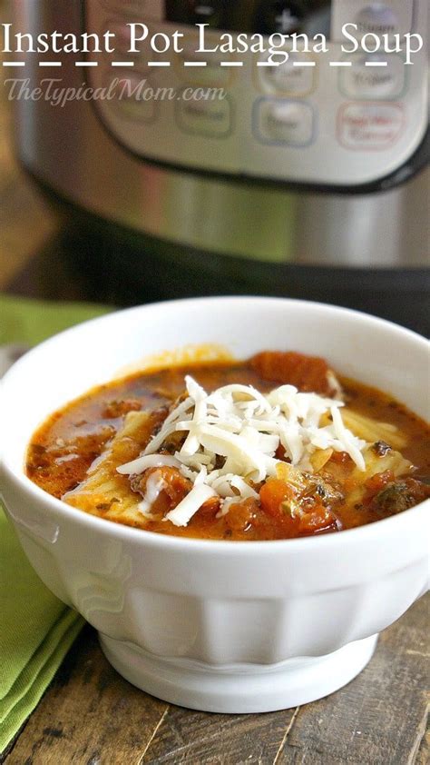 This Instant Pot lasagna soup is amazing!! You can make it  