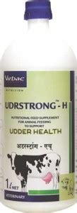 Virbac UDRSTRONG -H - Liquid feed concentrate Strengthen Udder Tissues ...