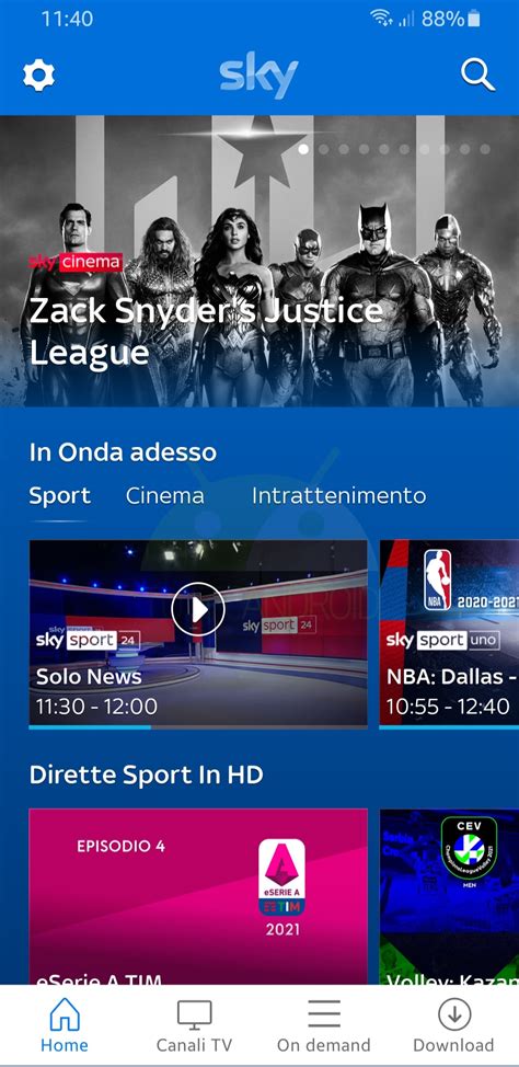 Con Sky Go potete provare l'offerta Sky a 9 euro una tantum