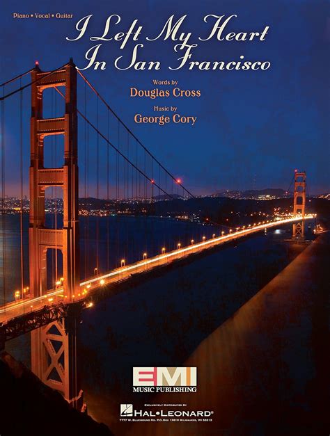 I Left My Heart in San Francisco Sheet Music eBook : Cory, George ...