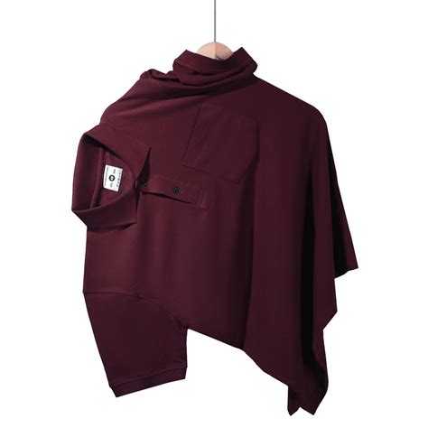 Pure Cotton Polo Pocket T Shirt (Maroon) – Pitshirts