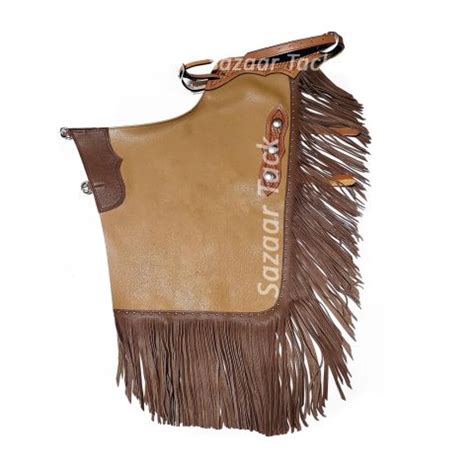 Western Leather Chinks Chaps with Tooled Yoke for Men Women Kids ...