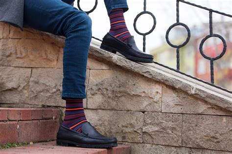 Men's Traditional Stripes Socks - Socks n Socks
