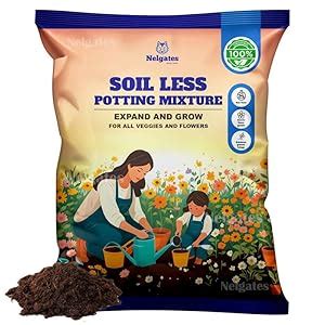 Nelgates Soil Less Potting Mixture for Plants, Essential Nutrient ...