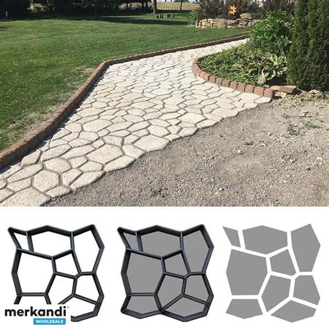 SELLOFF - PathMaker Concrete Paving Mold ~ gapav | DIY Garden Pathway ...