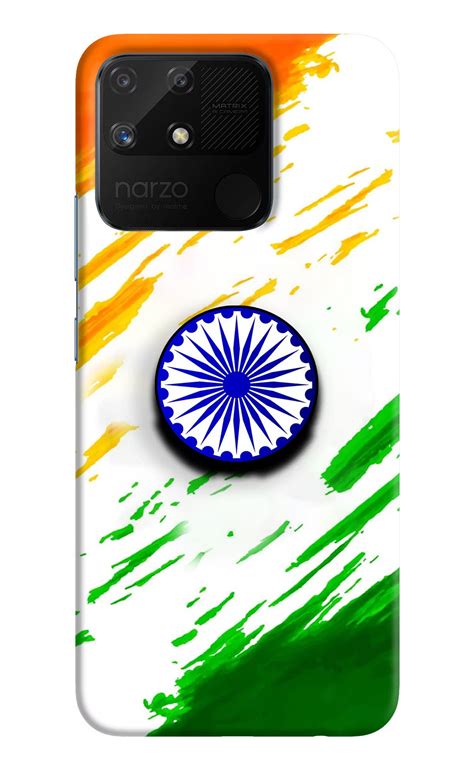 Buy Indian Flag Ashoka Chakra Realme Narzo 50A Pop Case at just Rs.169 ...