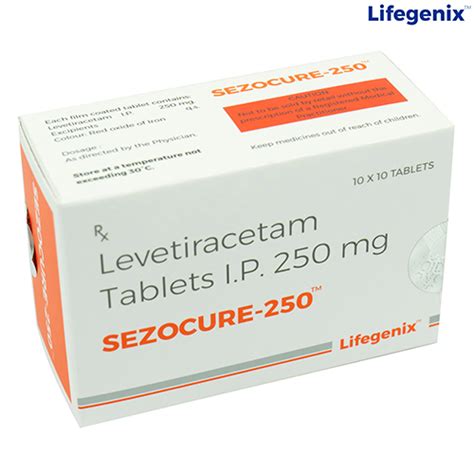 SEZOCURE- 250- Levetiracetam 250mg Tablets Manufacturer, Supplier and ...