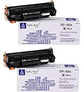 Softly Print SP 88A/CC388A Black Toner Cartridge, Compatible with HP ...