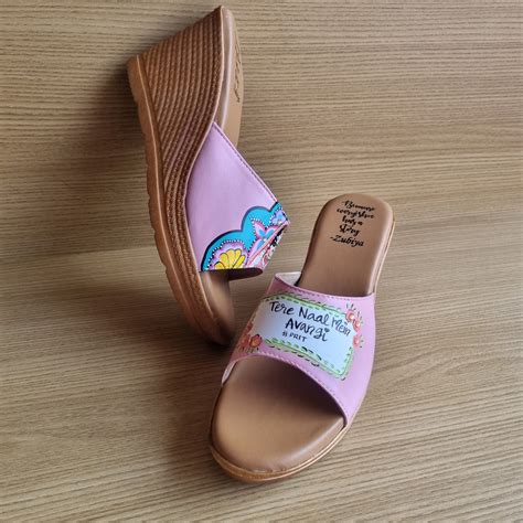 Swag dulhan pastel pink Wedges – zubiyastore