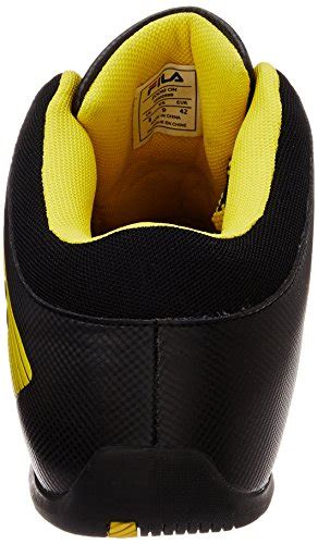 Buy Fila Men's Zoom On Black and Yellow Basketball Shoes -11 UK/India ...