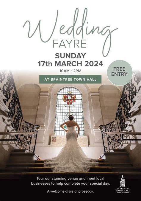Wedding Fayre , Braintree Town Hall, March 17 2024 | AllEvents.in