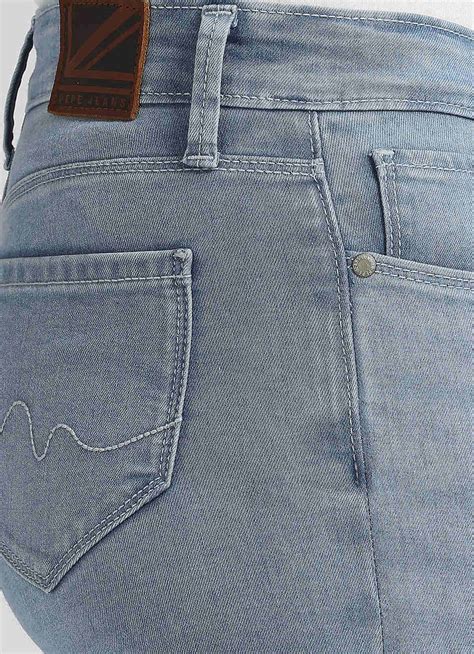 Lola Blue Mid Waist Skinny Jeans | Pepe Jeans India