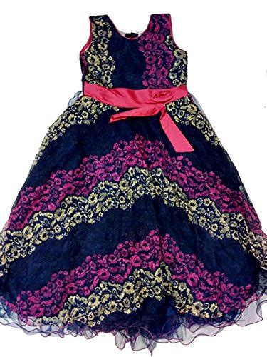 Buy Dinesh Dresses for Girls Pink & Blue Colour at Amazon.in