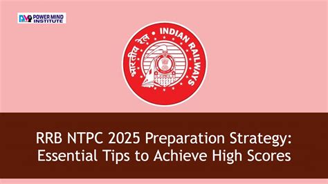 RRB NTPC 2025 Prep Guide for Students: Smart Tips to Score High