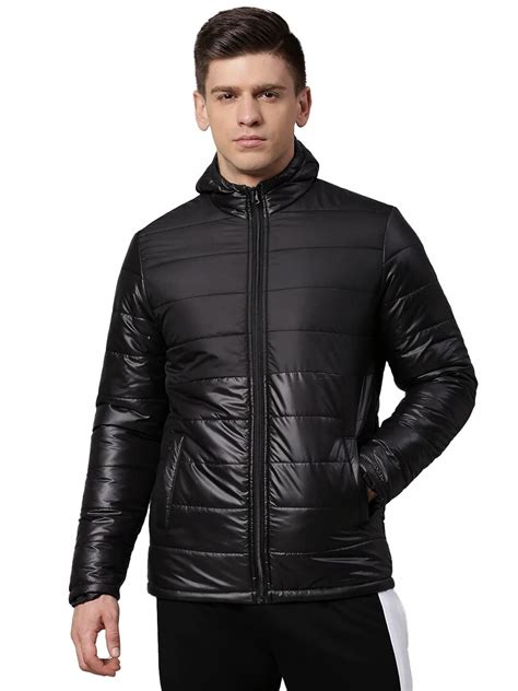 Buy Dennis Lingo Men’s Full Sleeves Solid Puffer Jacket - Lightweight ...