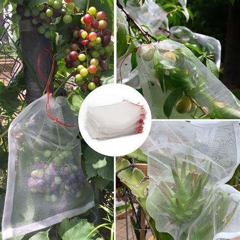 100pcs Reusable Fruits Mesh Bag Produce Bags Potatoes 税込