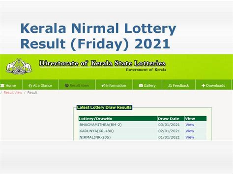 kerala lottery results nirmal nr 216 — Free Android Card Game