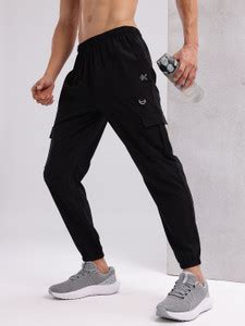 HRX by Hrithik Roshan Solid Men Black Track Pants - Buy HRX by Hrithik ...