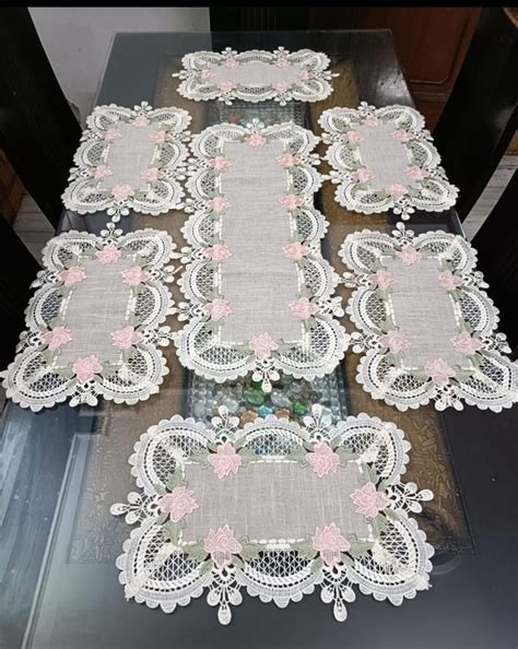 Embroidered Table Mats And Runner Combo – Loomsmith