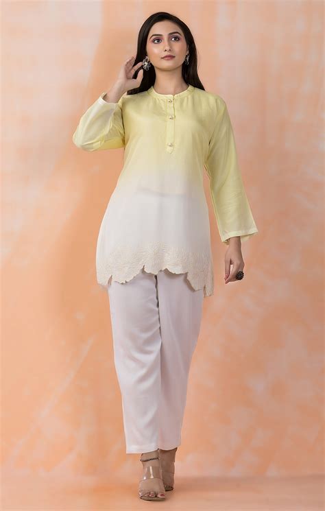 Embroidered Silk Co-ord Set– Sacred Suta