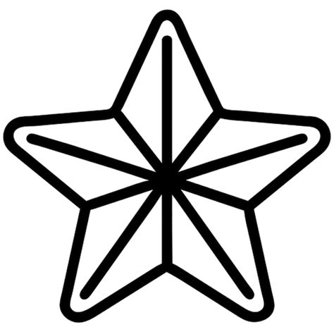 Christmas star icon outline | Premium Vector