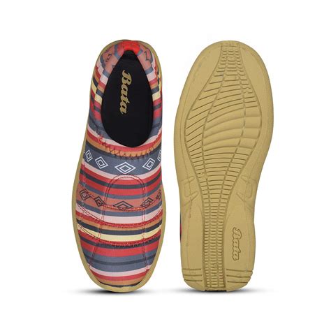 Buy Bata Multi-Color Womens Slip-On Sneakers Online