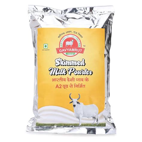 Brij Gavyamrut A2 Cow Skimmed Milk Powder | All Natural | 100% Pure ...