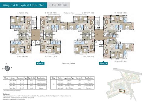 Purva Palm Beach - Floor Plans