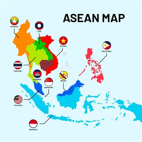 Page 5 | Asian countries map Vectors - Download Free High-Quality ...