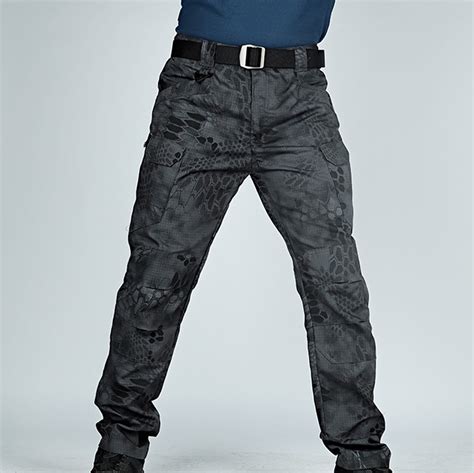 cllios Men's Camo Cargo Pants Big and Tall Military Combat Trousers ...