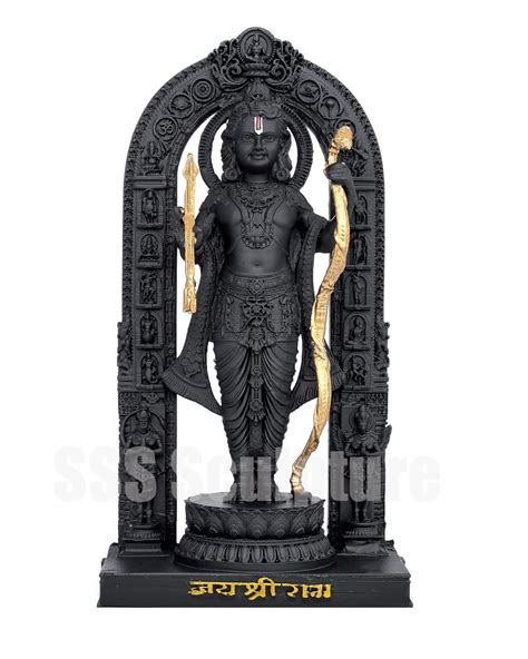 Buy SSS SCULPTURE® Ram Lala Ayodhya Idol Statue, Ayodhya Mandir Shree ...