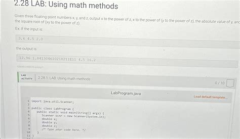 Image result for 1 28 1 Lab Using Math Methods Answers