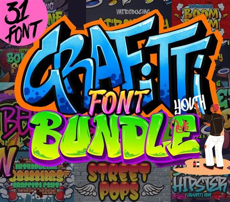 Graffiti font Urban Font Street Style Font Tagging Font Hip hop ...