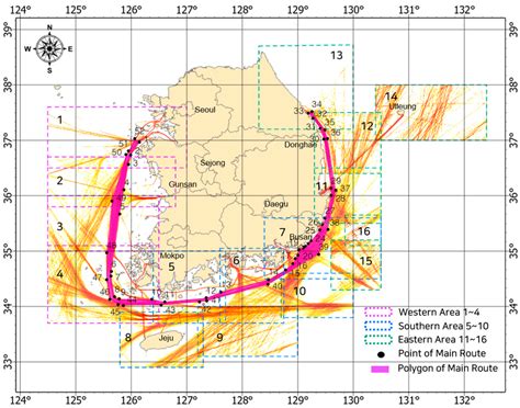 Extracting the Maritime Traffic Route in Korea Based on Probabilistic ...